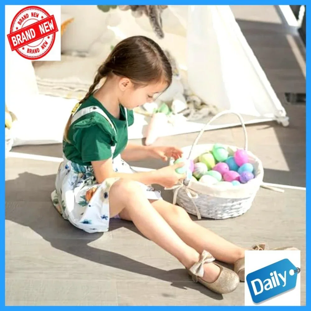 Toddler Girls Mary Jane Flats Ballet Shoes Flower Girl Wedding Party